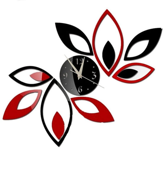 3D Ratent Wall Sticker Antique Wall Clock
