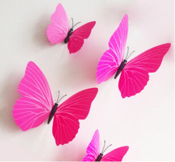 3D Butterfly Tatoos Wall Sticker