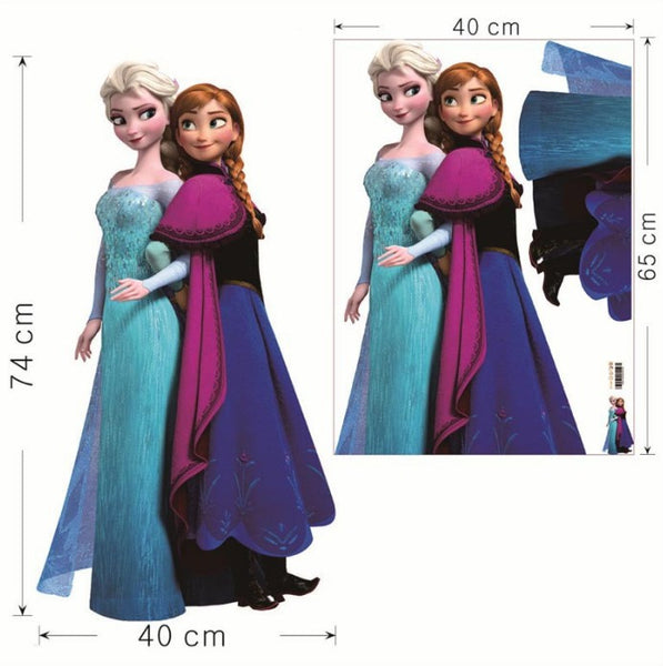 Elsa Anna Olaf Hans Home Decals