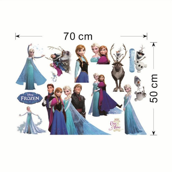 Elsa Anna Olaf Hans Home Decals